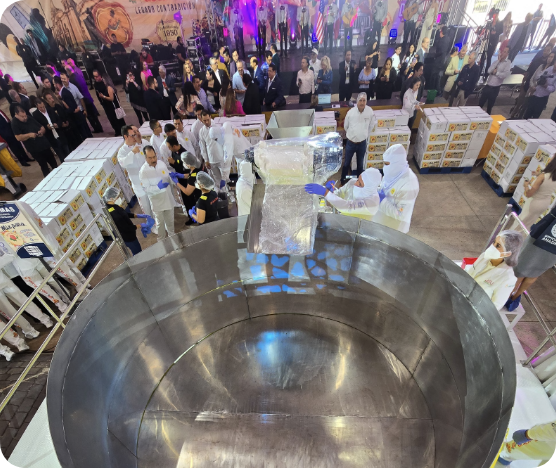 Momento histórico del evento